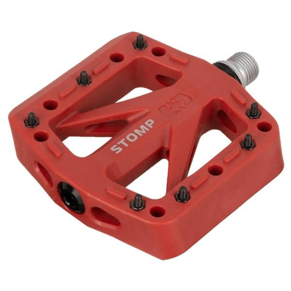 Oxford Stomp Junior Nylon Flat Pedals Red