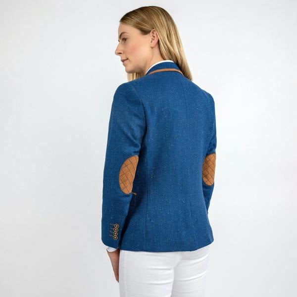 SIGNATURE EQUESTRIAN WOMENS JACKET WITH ELBOW PATCH – Premium Men's Patterned Shirt by Claudio Lugli | Bold Design, Tailored Fit, Best Printed Shirts