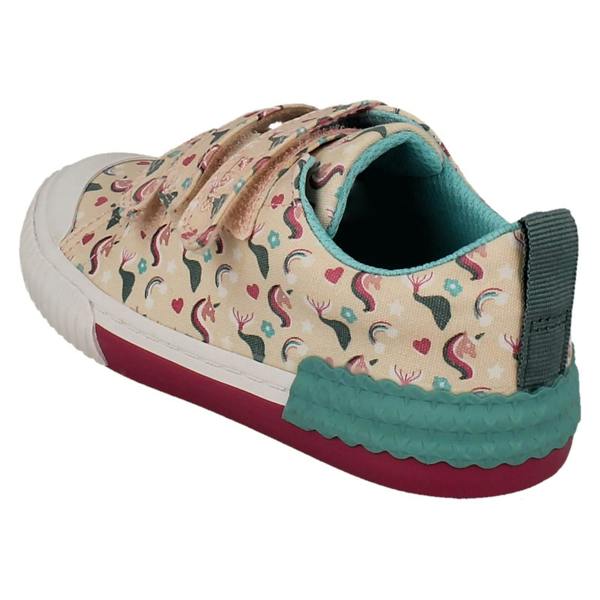 Clarks Girls Clarks Canvas Shoes Foxing Myth