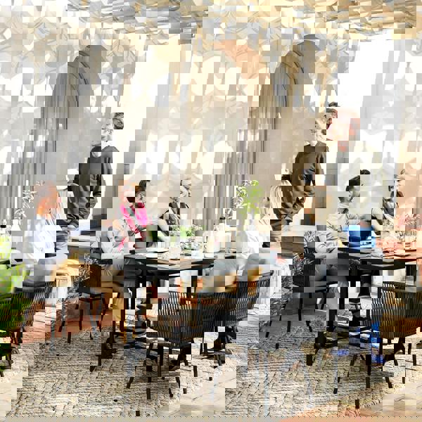 Patio Rattan Dining Set