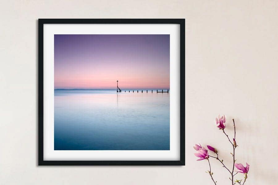 selsey coast seascape art print