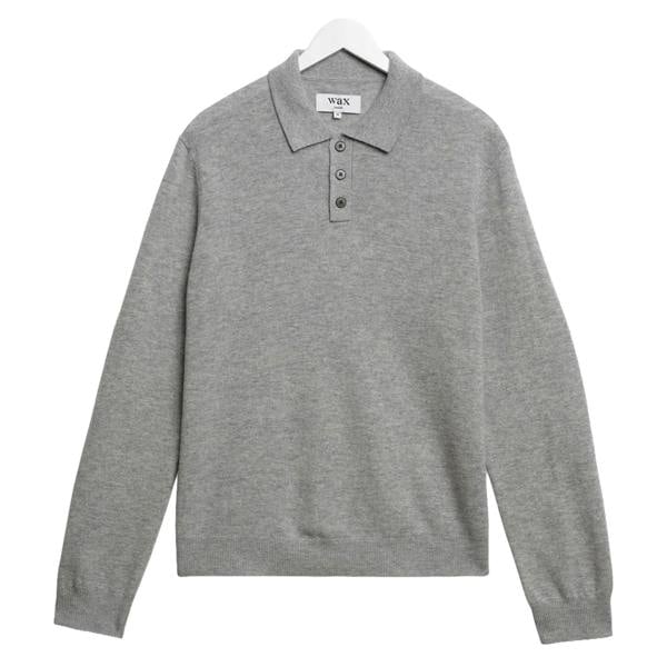 Wax London Lawrie Soft Merino Wool Polo