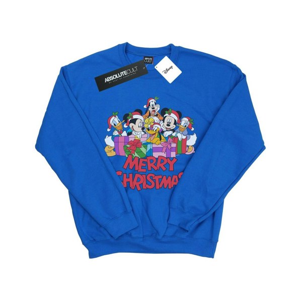 Disney Boys Mickey Mouse And Friends Christmas Sweatshirt - Royal Blue