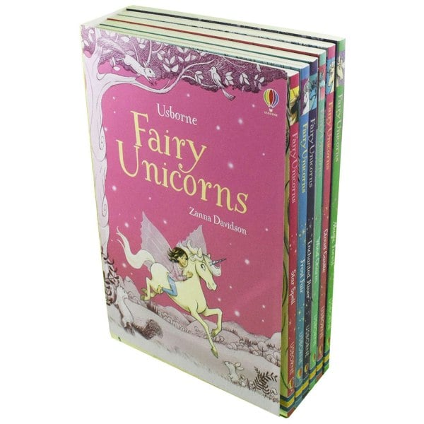 Fairy Unicorns Collection 6 Books Set By Zanna Davidson Star Spell Frost Fair Enchanted Ri..