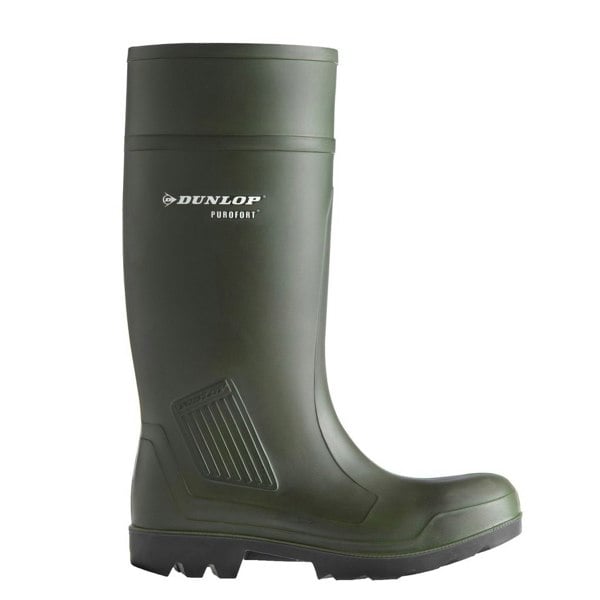 Dunlop Adults Unisex Purofort Professional Wellies - Green