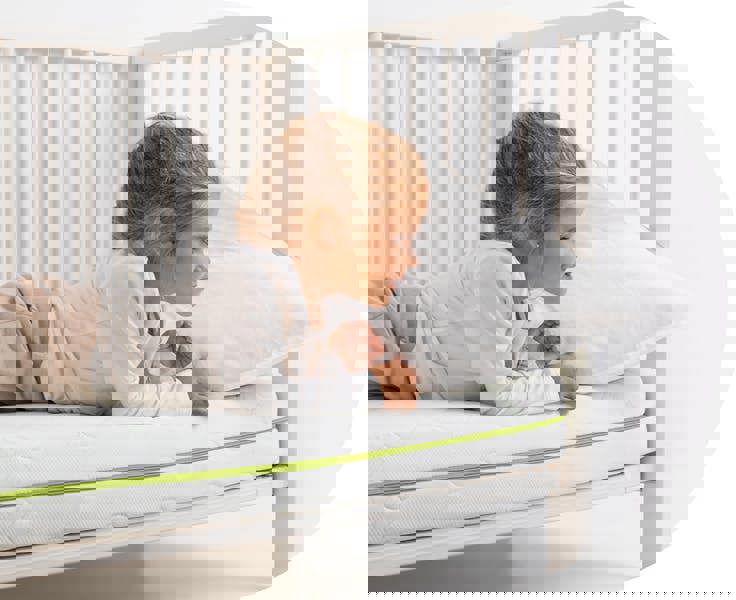 Viculii Enhanced Plus Coco Coir Hypoallergenic ECO Fibre Core Bamboo Cot Mattress 120x60x10cm