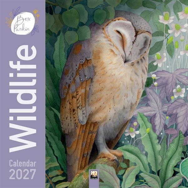 Bex Parkin Wildlife Calendar 2027, Wall Calendars, Month To View, Art, Gift