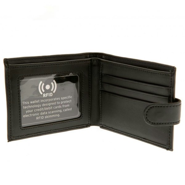 Chelsea FC RFID Anti Fraud Leather Wallet - Black