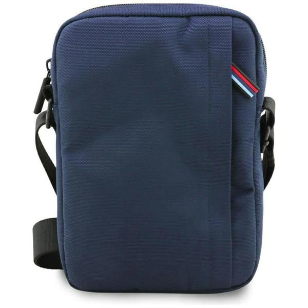 BMW M Series Nylon Pockets 8" Tablet Bag with Metal Logo Navy Blue - BMTB8PNYPOV
