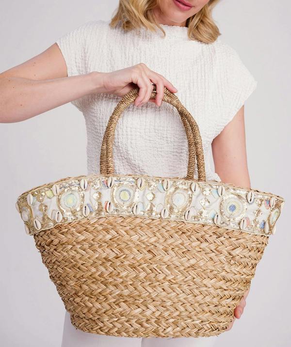 Pia Rossini Perez - Straw Beach Basket