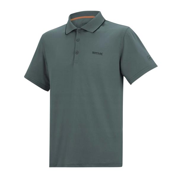 Regatta Mens Maverick V Active Polo Shirt - Dark Storm - 
