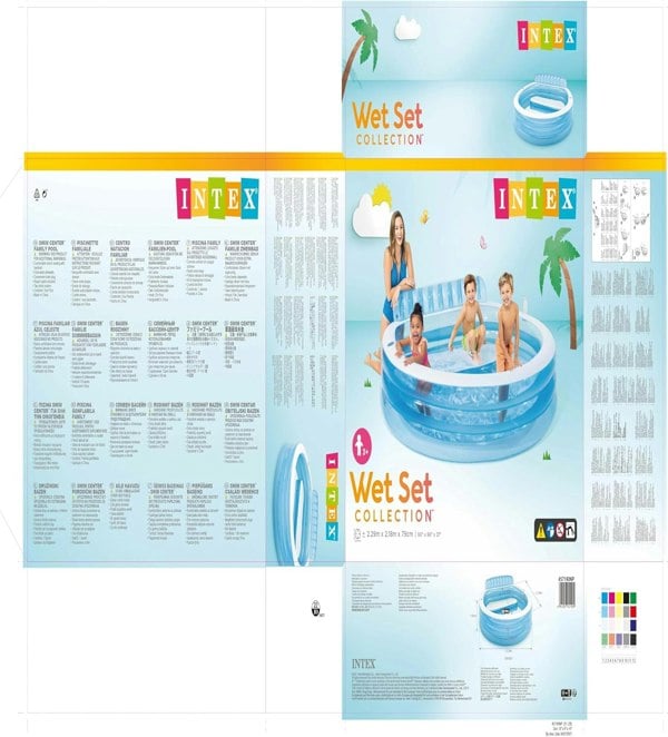 Intex Swim Center Family Lounge Pool