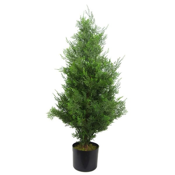 Leaf 90cm Artificial Cypress Topiary