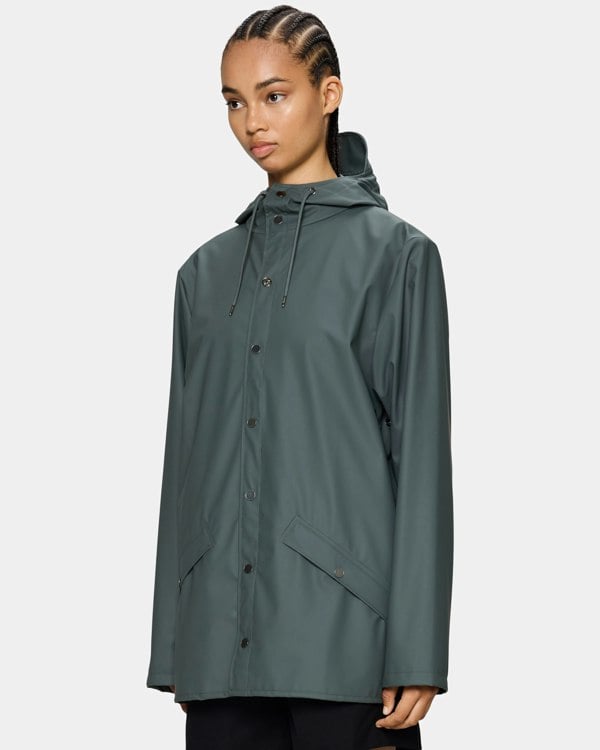 Rains Unisex Jacket - Dark Grey 153 - CHO - Designer Unisex Rain Coats