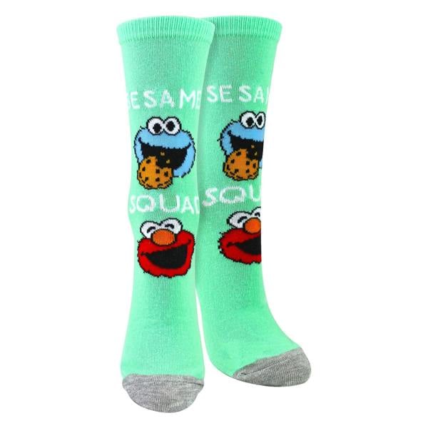 Sesame Street Ladies Cotton Novelty Socks - Sesame Street Pattern Fun & Comfortable Socks