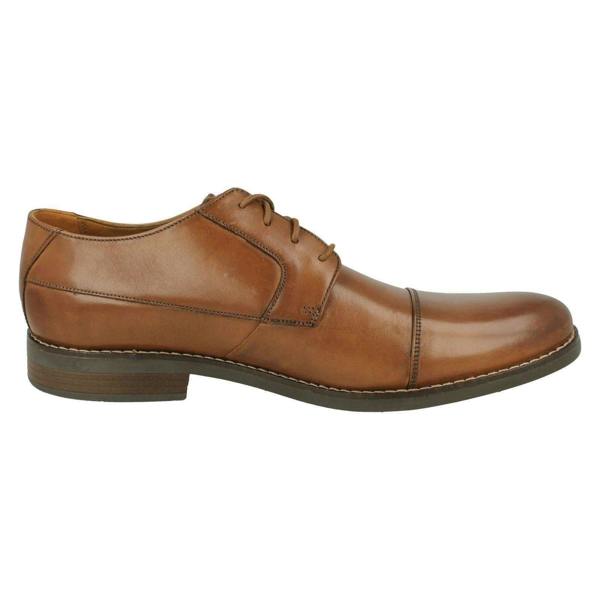 Clarks Mens Clarks Formal Lace Up Shoes Becken Cap