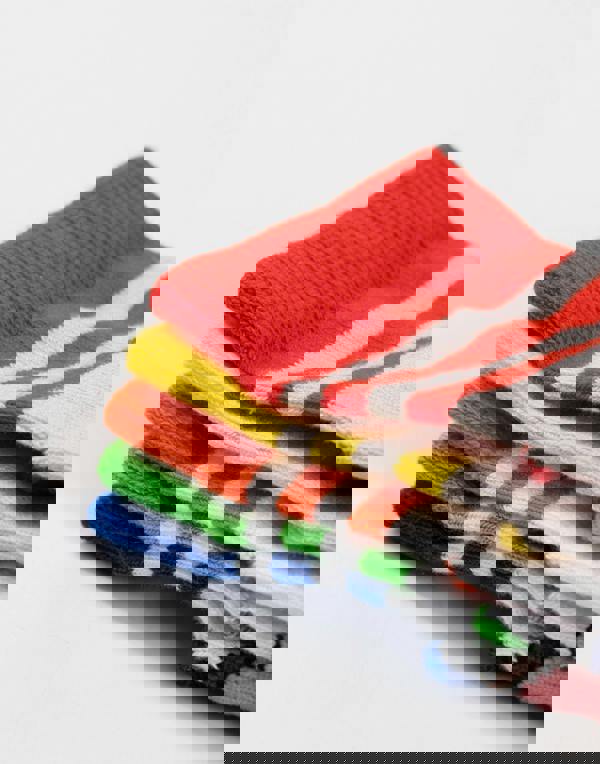 Paw Patrol Boys Multicoloured Multi-Character Face Graphic Calf Socks Set of 5