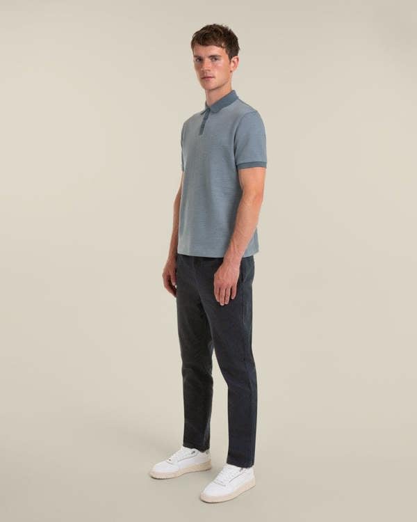 Larsson & Co Jarell - Two Tone Jacquard Polo Shirt