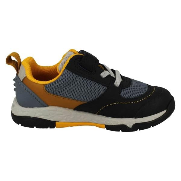 Clarks Childrens Clarks Casual Hook And Loop Fastening Trainers Steggy Stride
