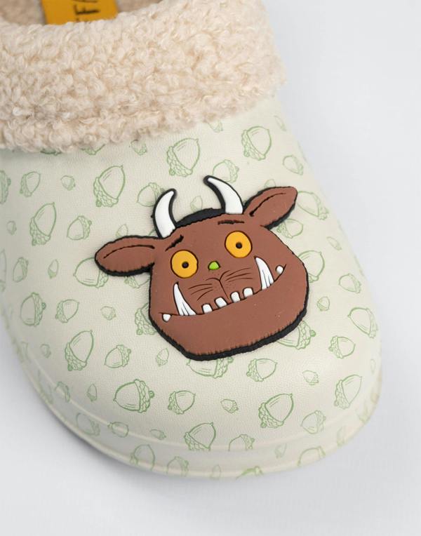 Vanilla Underground Gruffalo & Friends Unisex Kids Brown Character Face Clogs