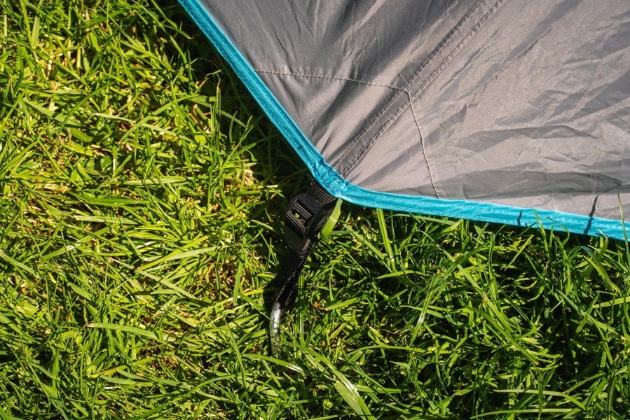 Stafford 2.0 OLPRO x Ed Stafford tent pegging point.