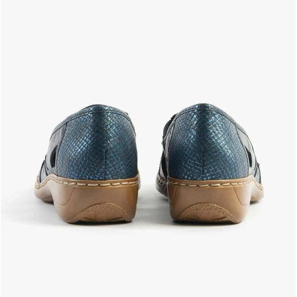 Rieker Rieker 41385-15 Womens Shoes Blue
