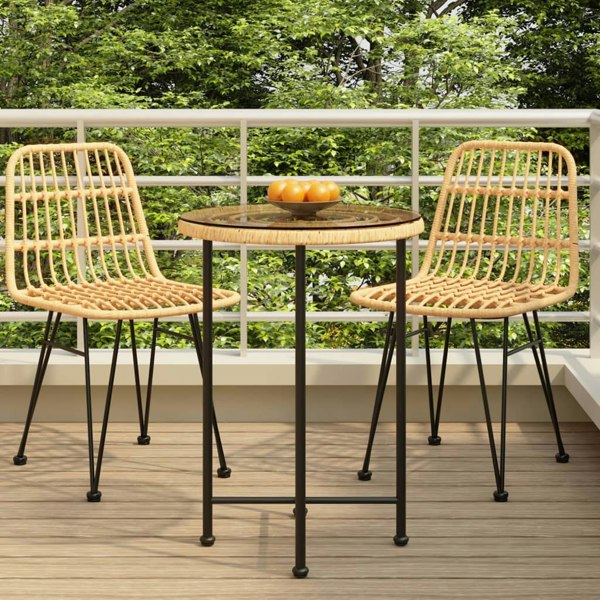 Berkfield Dining Table �_�”�_55 cm�_�__Tempered Glass and Steel