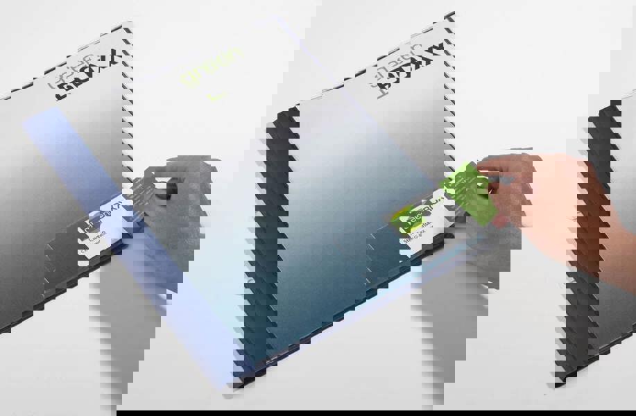 Durable POCKETFIX Adhesive Clear Label Pockets | 100 Pack No Inserts | 90 x 57mm