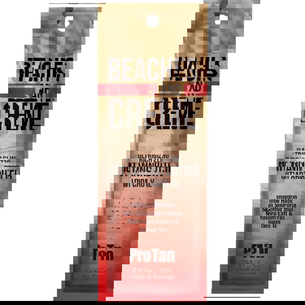Pro Tan Beaches and Creme Hot Tanning Butter Tingle