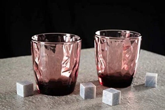 Diamante All Rounder Coloured Tumblers ‘Mosaic Pink Lilac' - Set of 2