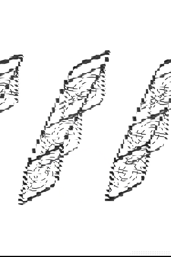 Living and Home 3-Tier Standing Kitchen Pot Pan Organizer Rack Adjustable Cookware Holder