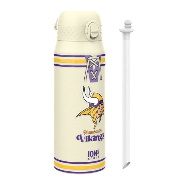 ION8 NFL x ION8 Insulated Steel Water Bottle, NFL Vikings, 750ml (24oz)