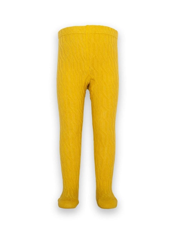 Kite Girls Organic Cable Tights Sweetcorn