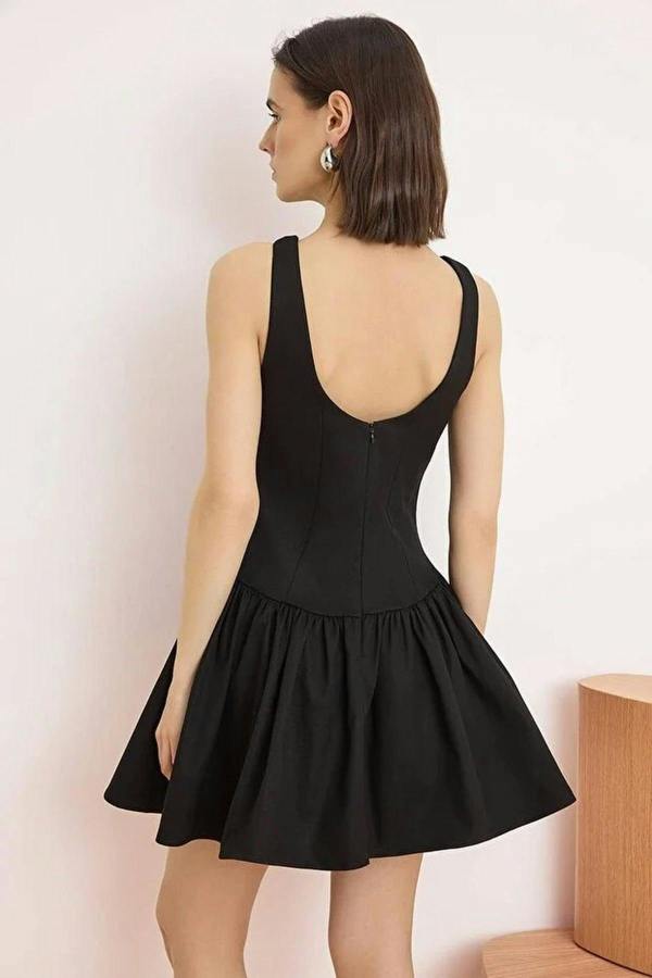 WOVCOR Sleeveless Fitted Mini Dress