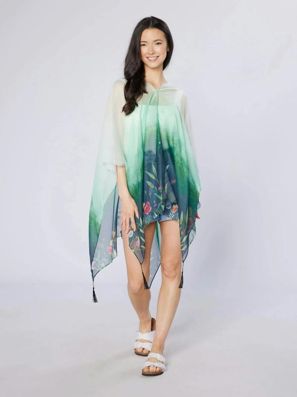 Art on Scarves The Ultimate Accessory - Wildflowers