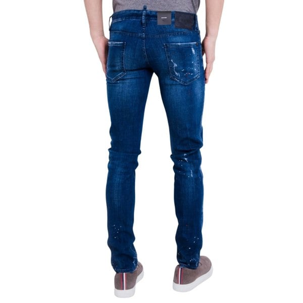 DSQUARED2 S74LB0425 S30342 SLIM JEAN 470 BLUE JEANS Mens 56