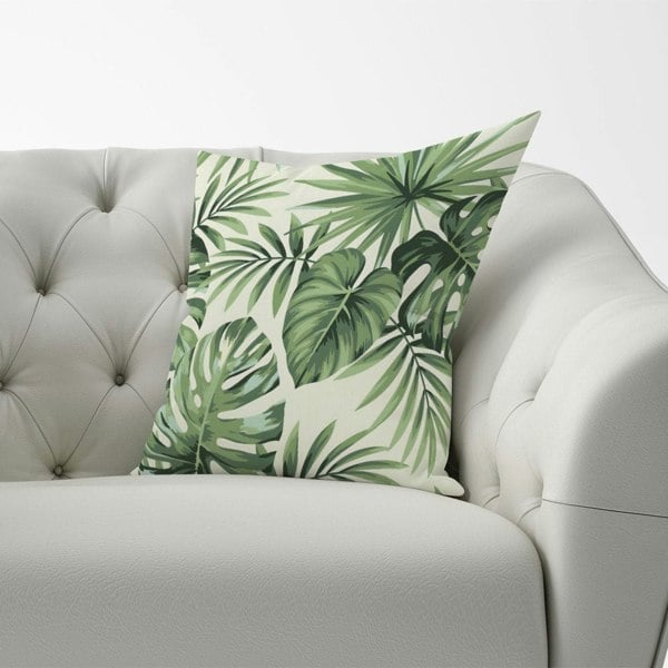 Warren Reed Exotic Palm Leaves Cushions