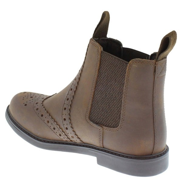 Frank James Cheltenham Boys Girls Brogue Chelsea Leather Jodphur Boots