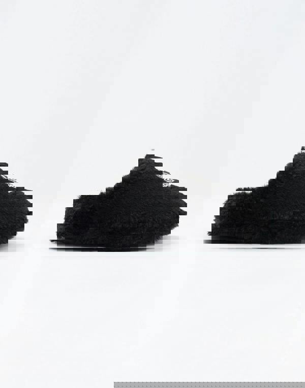 Wednesday Girls Black Logo Mule Slippers