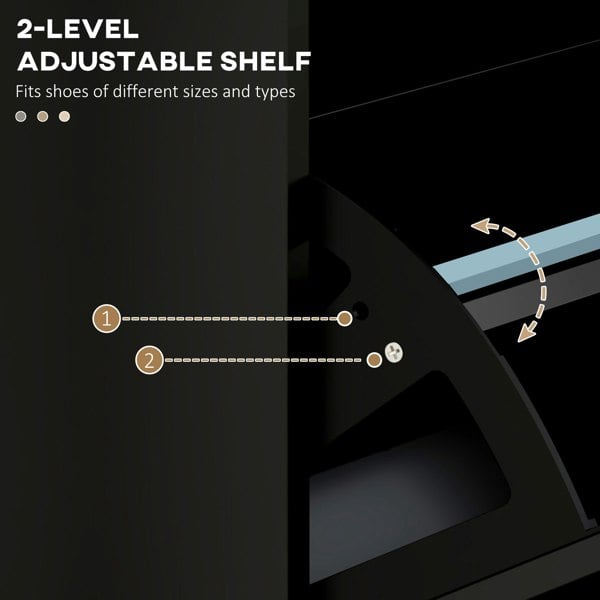 Flip-down Shoe Cabinet