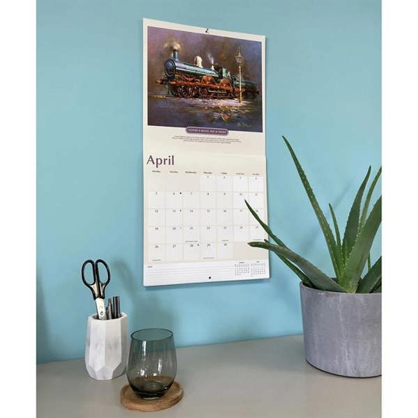 Romance Of Steam Calendar 2027, Wall Calendars, Month To View, Art, Gift