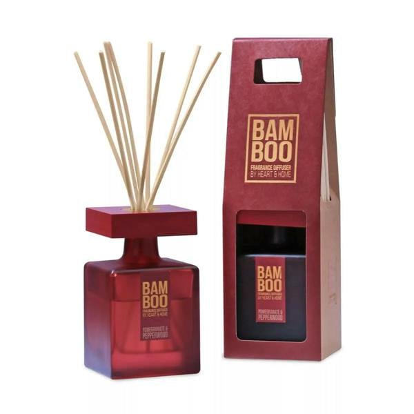 BAMBOO Pomegranate & Pepperwood - Large Bamboo Fragrance Diffuser