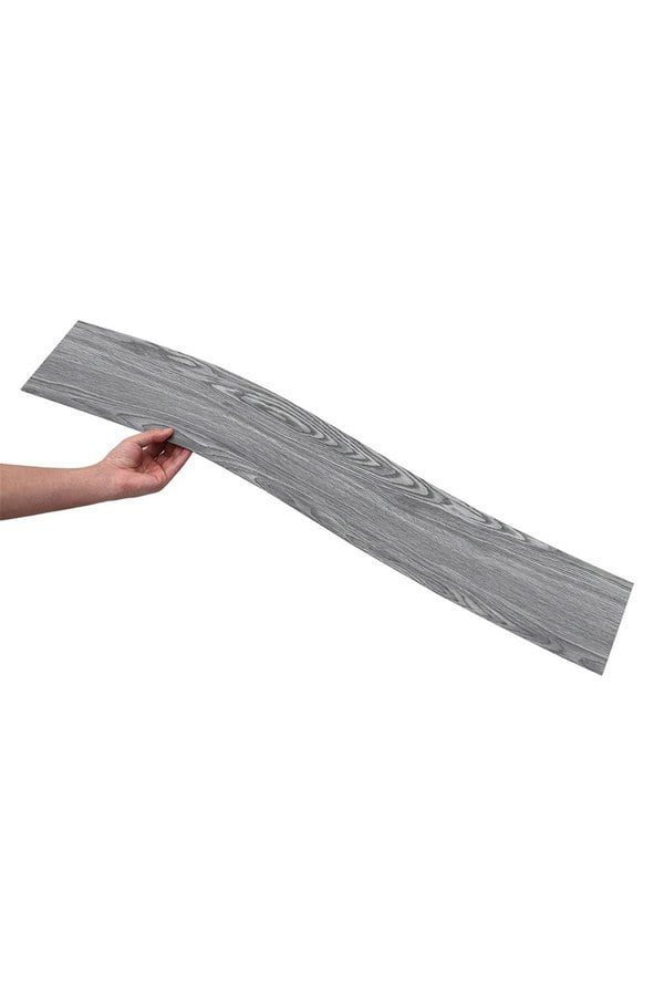 Living and Home 36Pcs Rustic Wood Grain Self-adhesive PVC Flooring Planks