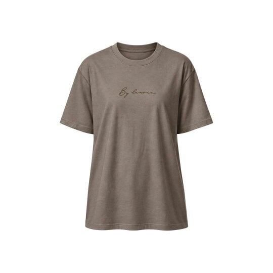 By Lanvin Signature Logo Brown T-Shirt
