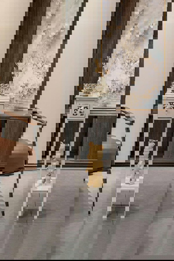 Living and Home 2-tier French Style Small Slim Accent Side Table Stand Wood Unit Nightstand with Drawer Shelf