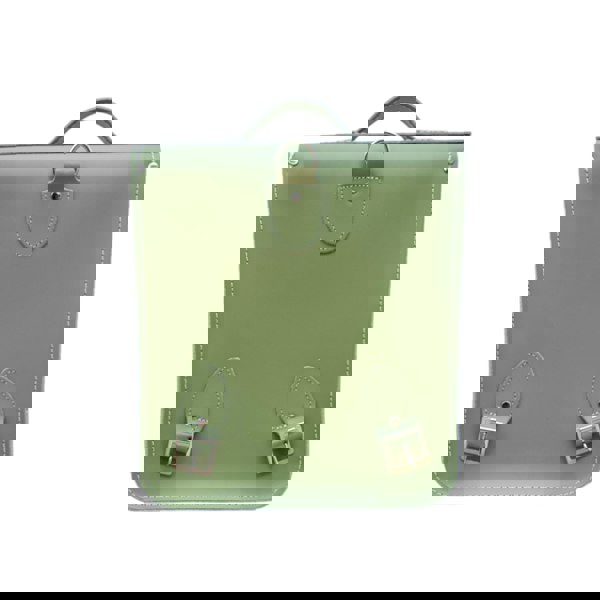 Zatchels Handmade Leather City Backpack - Sage Green