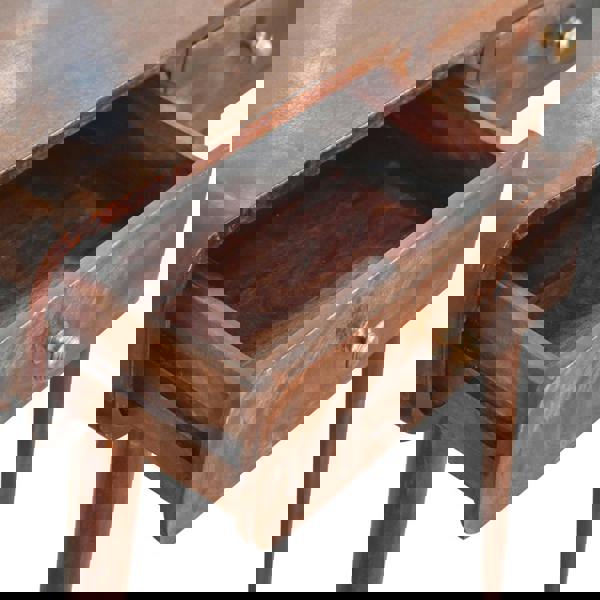 Artisan Furniture California Walnut Curved Hallway Table