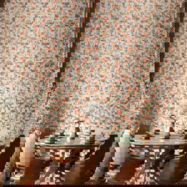 Hoopla Walls Watercolour Leaves - Tuscan Mix 10m Wallpaper