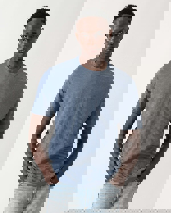 BOSS Orange Tegood Mens Crew Neck T-Shirt - Open Blue 495