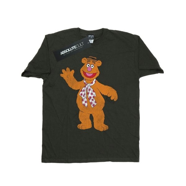 Disney Mens The Muppets Classic Fozzy T-Shirt - Light Graphite